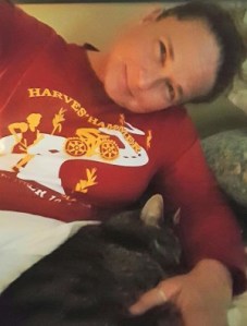 Today's writing partner. Ever my protector, Clyde has not strayed from my side.